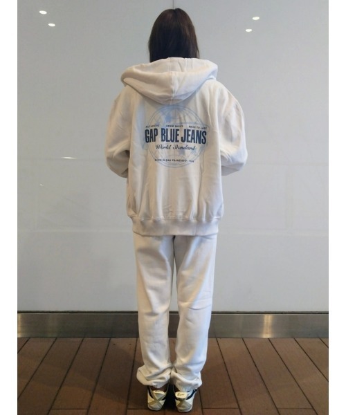 GAP（ギャップ）の「ヴィンテージソフト デニム ジップアップパーカー（パーカー・メンズ・カーキ/ベージュ/ネイビー/ホワイト系その他・XS/S/M/L/XL）」の17枚目の写真