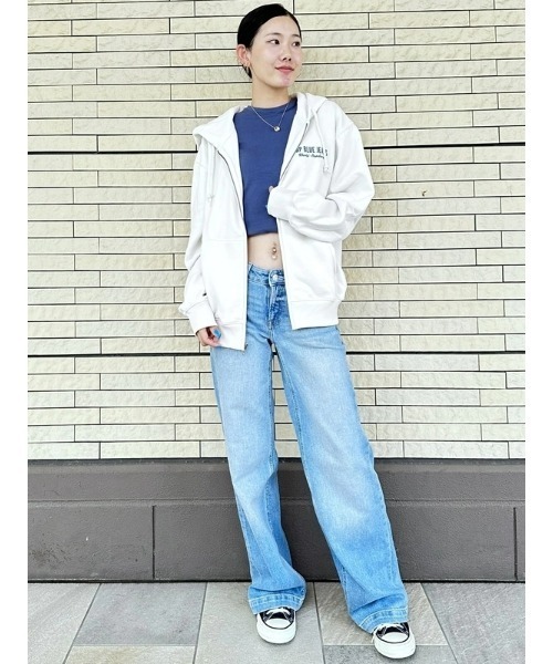 セール】ヴィンテージソフト デニム ジップアップパーカー