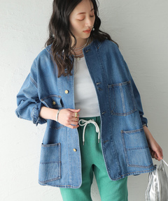 sudok スドーク リボン デニムベスト セール】ribbon denim vest（デニムジャケット）｜soduk
