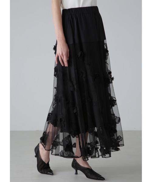 yukaです2025SS ADORE3Dレーススカート　定価63800 2025SS ADORE3Dレーススカート 定価63800 - メルカリ
