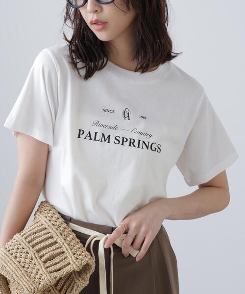 FREE'S MART(フリーズマート)の「◆クラシックロゴプリントTシャツ(Tシャツ/カットソー・レディース・ホワイト/イエロー/ブラック・FREE)」の1枚目の写真