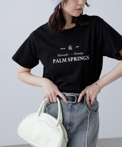 FREE'S MART(フリーズマート)の「◆クラシックロゴプリントTシャツ(Tシャツ/カットソー・レディース・ホワイト/イエロー/ブラック・FREE)」の7枚目の写真