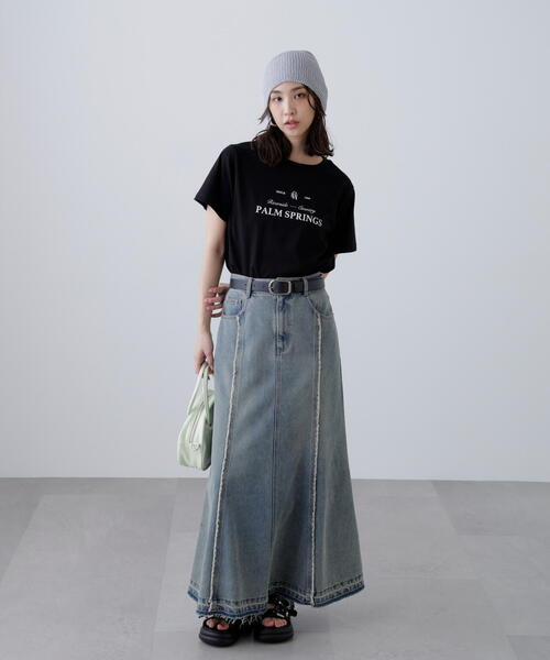 FREE'S MART(フリーズマート)の「◆クラシックロゴプリントTシャツ(Tシャツ/カットソー・レディース・ホワイト/イエロー/ブラック・FREE)」の10枚目の写真