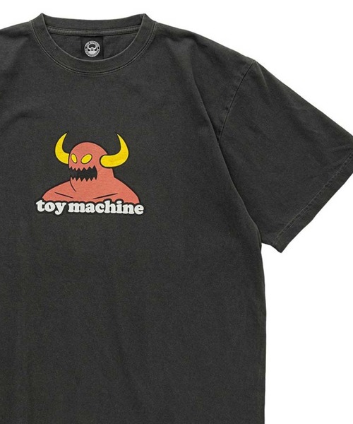 TOY　MACHINE（トイ　マシーン）の「TM WASHED TOYMONSTER SS TEE（Tシャツ/カットソー・メンズ・ライトグレー/ブラック・M/L/XL）」の2枚目の写真