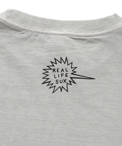 TOY　MACHINE（トイ　マシーン）の「TM WASHED TOYMONSTER SS TEE（Tシャツ/カットソー・メンズ・ライトグレー/ブラック・M/L/XL）」の3枚目の写真