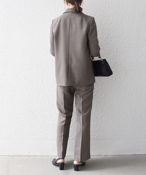 SHIPS any:〈洗濯機可能〉ダブルクロス セミダブル ジャケット［NAVY