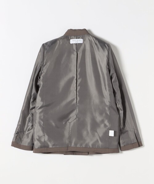 SHIPS any:〈洗濯機可能〉ダブルクロス セミダブル ジャケット［NAVY