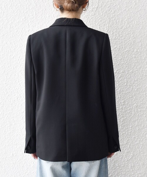 SHIPS any:〈洗濯機可能〉ダブルクロス セミダブル ジャケット