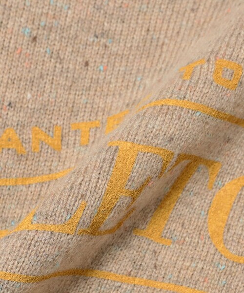 PENDLETON（ペンドルトン）の「【別注】PENDLETON / ロゴ クルーネック ニット（ユニセックス）（ニット/セーター・メンズ・ブラック/ベージュ/ネイビー・S/M/L/XL）」の14枚目の写真