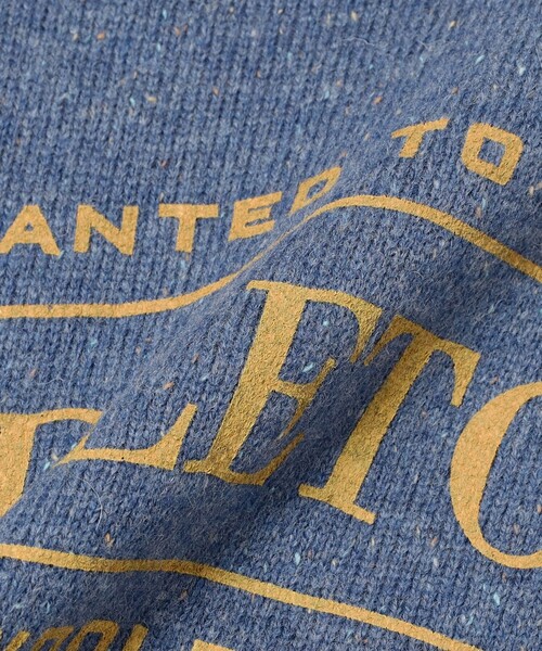 PENDLETON（ペンドルトン）の「【別注】PENDLETON / ロゴ クルーネック ニット（ユニセックス）（ニット/セーター・メンズ・ブラック/ベージュ/ネイビー・S/M/L/XL）」の19枚目の写真