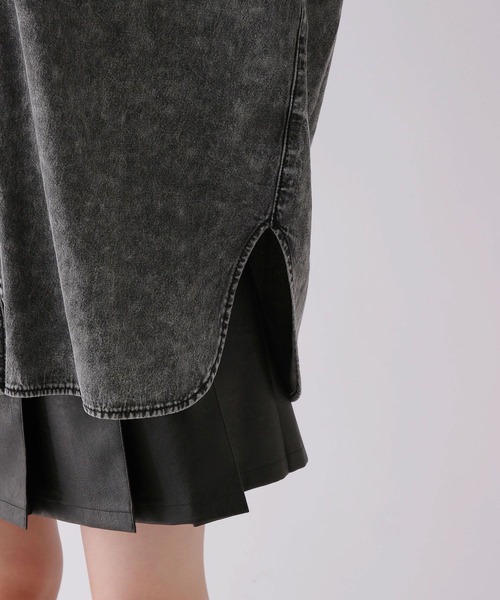 repipi armario（レピピ アルマリオ）の「デニムフードルーズシャツ（シャツ/ブラウス・キッズ・ブラック/ブルー・LARGE/MEDIUM/SMALL）」の11枚目の写真