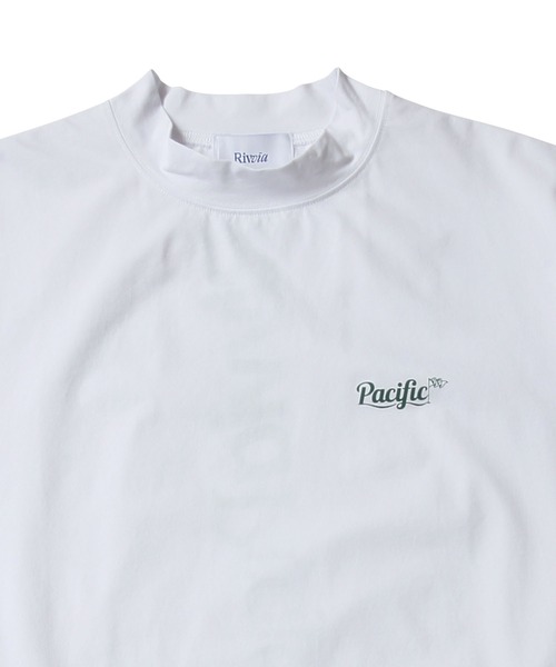 Pacific GOLF CLUB(パシフィックゴルフクラブ)の「Rivvia Projects × PGC FLAG M/NECK RASH SS(Tシャツ/カットソー・メンズ・グレー/ブラック/ホワイト・S/M/L/XL)」の6枚目の写真