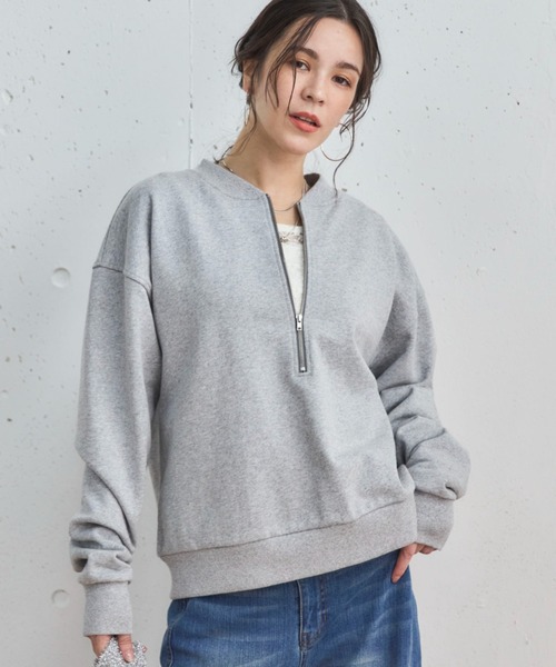 Doux archives（ドゥアルシーヴ）の「ストレッチレーストップス（Tシャツ/カットソー・レディース・オフホワイト/ブラック・FREE）」の10枚目の写真