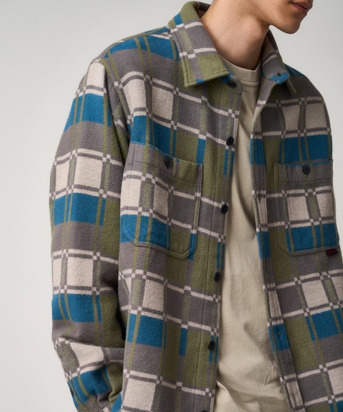 Gramicci(グラミチ)の「FLANNEL ANTHONY SHIRT|ファンネルアントニーシャツ(シャツ/ブラウス・メンズ・シルバー/ピンク・XL/S/XXL/M/L)」の7枚目の写真