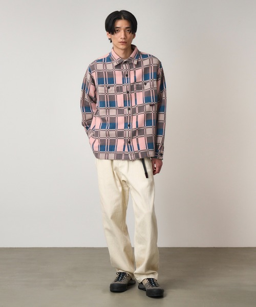 Gramicci(グラミチ)の「FLANNEL ANTHONY SHIRT|ファンネルアントニーシャツ(シャツ/ブラウス・メンズ・シルバー/ピンク・XL/S/XXL/M/L)」の6枚目の写真