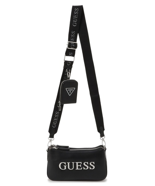 Guess（ゲス）の「TYRAH Mini Crossbody Top Zip ショルダーバッグ（ショルダーバッグ・レディース・ブラック・ONE SIZE）」の4枚目の写真