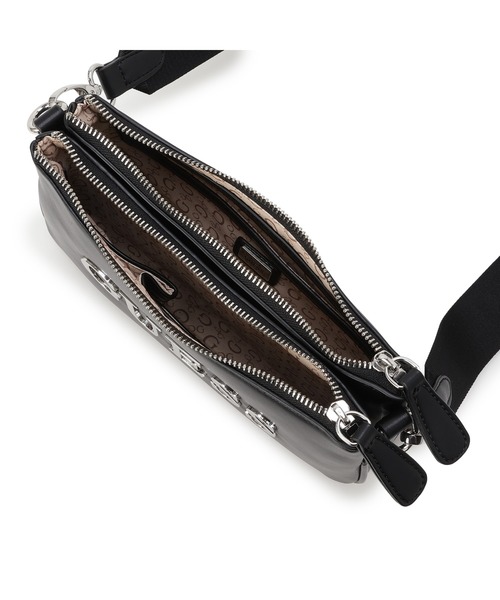 Guess（ゲス）の「TYRAH Mini Crossbody Top Zip ショルダーバッグ（ショルダーバッグ・レディース・ブラック・ONE SIZE）」の5枚目の写真