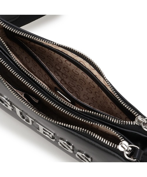 Guess（ゲス）の「TYRAH Mini Crossbody Top Zip ショルダーバッグ（ショルダーバッグ・レディース・ブラック・ONE SIZE）」の9枚目の写真