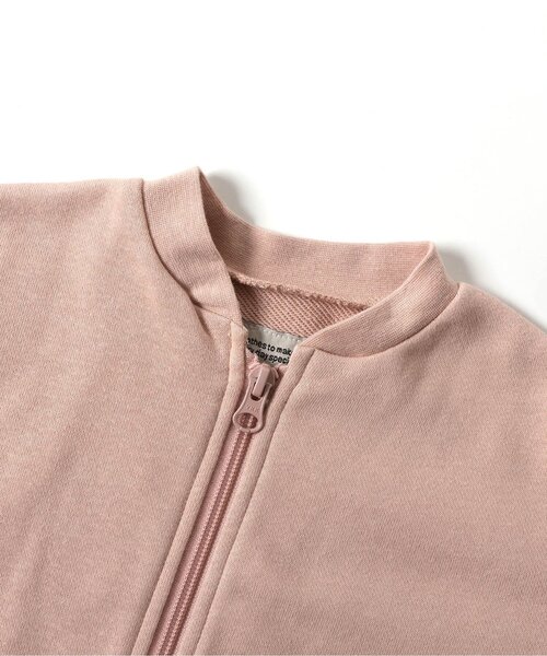 Seraph（セラフ）の「【ジュニア対応】トップスとしても使える袖フリルブルゾン（カーディガン/ボレロ・キッズ・ピンク/アイボリー/ライトインディゴブルー・80/90/100/110/120/130/140）」の8枚目の写真