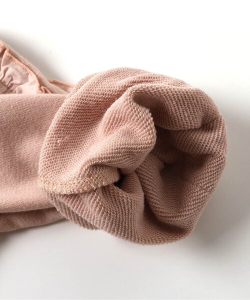 Seraph（セラフ）の「【ジュニア対応】トップスとしても使える袖フリルブルゾン（カーディガン/ボレロ・キッズ・ピンク/アイボリー/ライトインディゴブルー・80/90/100/110/120/130/140）」の11枚目の写真