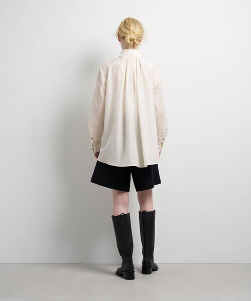 スタンドカラータックブラウス（シャツ/ブラウス）｜LANVIN en Bleu