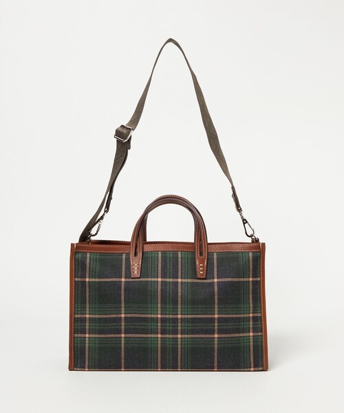 別注】＜A VACATION＞BREAD M チェックトートバッグ（トート