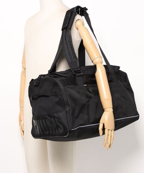 CHUMS（チャムス）の「【CHUMS/チャムス】 Recycle CHUMS 2way Boston Bag 35（ボストンバッグ・メンズ・ブラック/ブラック×ブラック・FREE）」の3枚目の写真