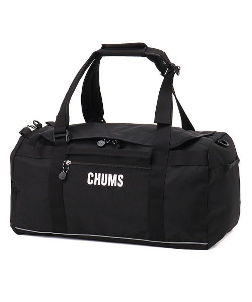 CHUMS（チャムス）の「【CHUMS/チャムス】 Recycle CHUMS 2way Boston Bag 35（ボストンバッグ・メンズ・ブラック/ブラック×ブラック・FREE）」の2枚目の写真