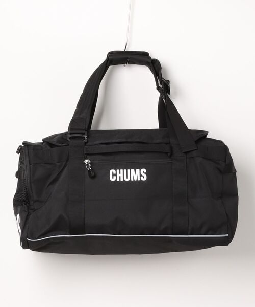 CHUMS（チャムス）の「【CHUMS/チャムス】 Recycle CHUMS 2way Boston Bag 35（ボストンバッグ・メンズ・ブラック/ブラック×ブラック・FREE）」の4枚目の写真