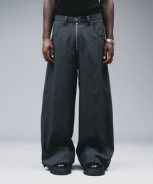 ANDER HUNK スタッズデザインバギースラックス ANDER HUNK スラックス 「新色追加」Studs Design Baggy Slacks