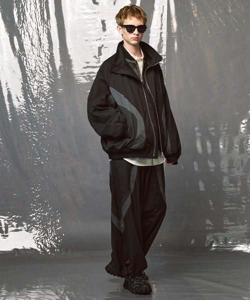 UNISEX》Wool Mixed Prime-Over Track Jacket/ウールミックス