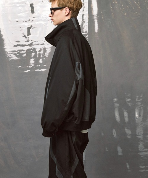 UNISEX》Wool Mixed Prime-Over Track Jacket/ウールミックス