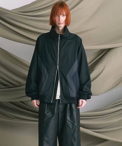 UNISEX》Wool Mixed Prime-Over Track Jacket/ウールミックスプライム