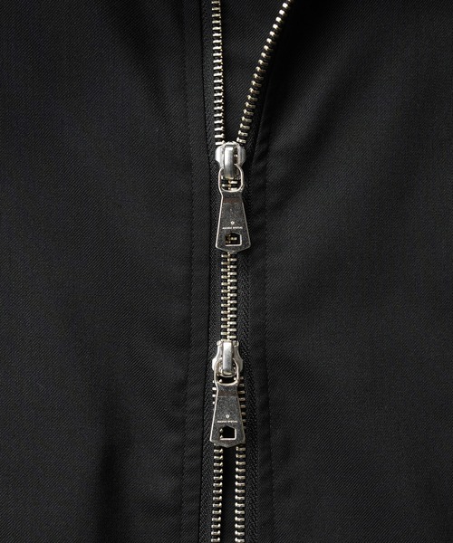 MAISON SPECIAL（メゾンスペシャル）の「《UNISEX》Wool Mixed Prime-Over Track Jacket/ウールミックスプライムオーバートラックジャケット【MAISON SPECIAL/メゾンスペシャル】（ブルゾン・メンズ・ブラック/ネイビー・1/2）」の19枚目の写真