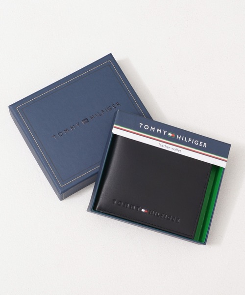 『TOMMY HILFIGER/トミーヒルフィガー』二つ折り財布【Z】