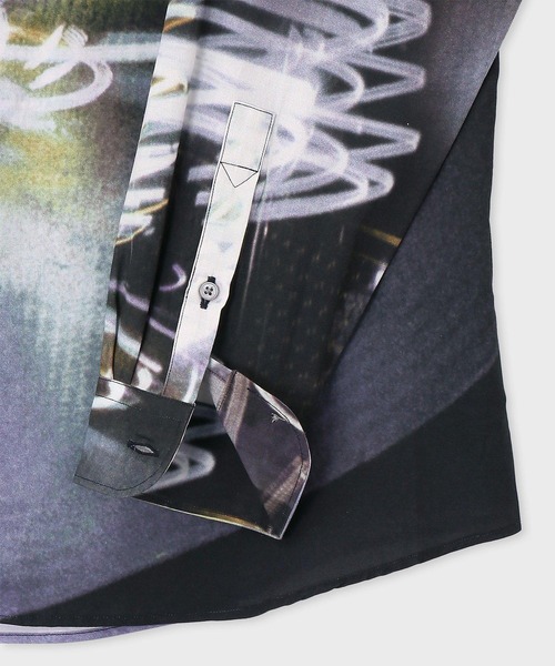 PS Paul Smith(ピーエスポールスミス)の「“Loop The Loop” シャツ【252317 687U】(シャツ/ブラウス・メンズ・ブラック・SMALL/MEDIUM/LARGE/X-LARGE)」の3枚目の写真