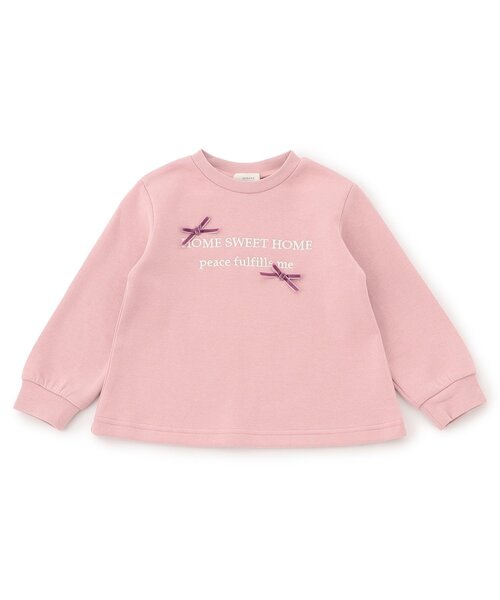 Seraph（セラフ）の「【ジュニア対応】ミニモチーフ付Tシャツ（Tシャツ/カットソー・キッズ・サックスブルー/ブラック/ピンク/ブラウン・100/110/120/130/140/80/90）」の4枚目の写真