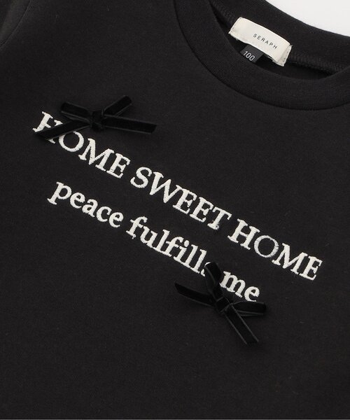 Seraph（セラフ）の「【ジュニア対応】ミニモチーフ付Tシャツ（Tシャツ/カットソー・キッズ・サックスブルー/ブラック/ピンク/ブラウン・100/110/120/130/140/80/90）」の19枚目の写真