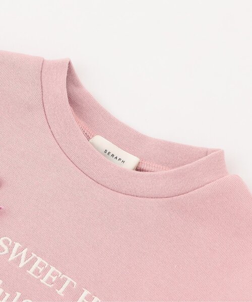 Seraph（セラフ）の「【ジュニア対応】ミニモチーフ付Tシャツ（Tシャツ/カットソー・キッズ・サックスブルー/ブラック/ピンク/ブラウン・100/110/120/130/140/80/90）」の21枚目の写真