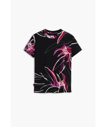デシグアル　カットソー 花のイラストTシャツ 24WWTKXA | Desigual (Women