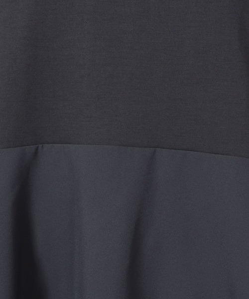 LAKOLE(ラコレ)の「異素材きりかえ半袖 / 593578(Tシャツ/カットソー・レディース・ボルドー/ベージュ/チャコール・FREE)」の19枚目の写真