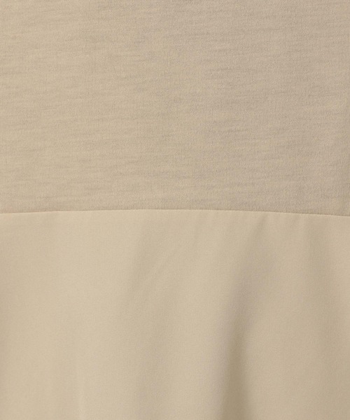 LAKOLE(ラコレ)の「異素材きりかえ半袖 / 593578(Tシャツ/カットソー・レディース・ボルドー/ベージュ/チャコール・FREE)」の21枚目の写真