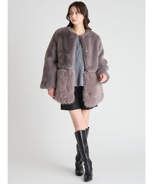 2wayファーコート（その他アウター）｜CELFORD（セルフォード