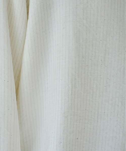 Camphor wood（カンファーウッド）の「shinee rayon stripe l/s shirt / ラインストーンストライプレーヨンL/Sシャツ（シャツ/ブラウス・メンズ・ピンク/アイボリー・SMALL/MEDIUM/LARGE）」の21枚目の写真