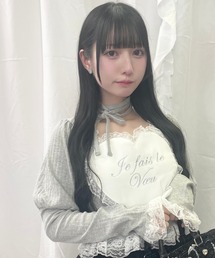 Ank Rouge | ハートのテレコTOPS(Tシャツ/カットソー)