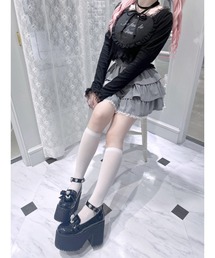 アンクルージュ カットソー トップス ブラック 半袖 黒 半袖カットソー Ank Rouge｜アンクルージュのトップス（半袖）通販 - ZOZOTOWN