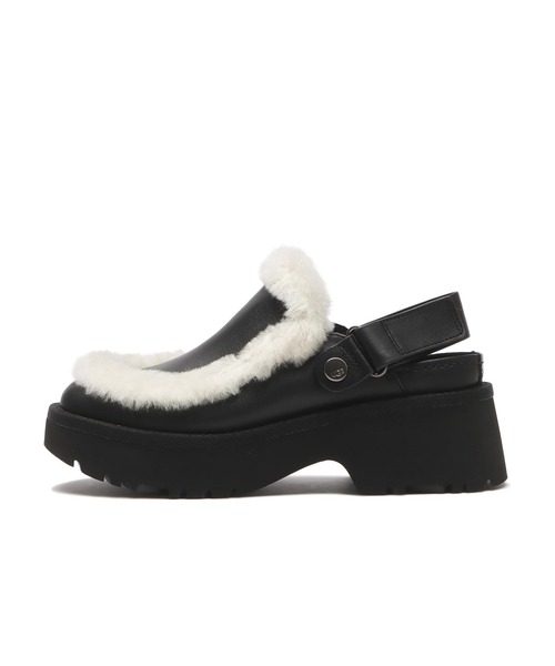 UGG(アグ)の「W ESMEE LEATHER CLOG 1171507-BLK(サンダル・レディース・ブラック・6/7/8/5)」の1枚目の写真