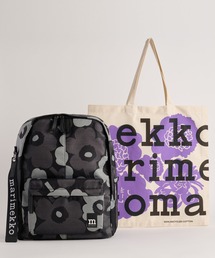 marimekko(}bR)́ymxeBtzUnikko / Zip Top Backpack(obNpbN/bN)