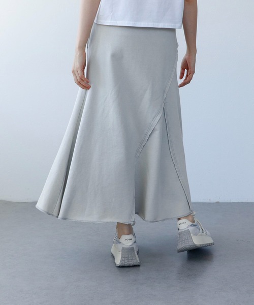 Cepica(セピカ)の「ロゴパッチフレアスカート(スカート・レディース・グレー/チャコールグレー・FREE)」の11枚目の写真