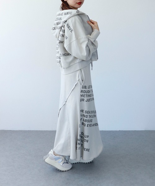 Cepica(セピカ)の「ロゴパッチフレアスカート(スカート・レディース・グレー/チャコールグレー・FREE)」の13枚目の写真